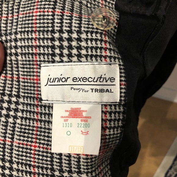 Vintage plaid blazer - Picture 2 of 3